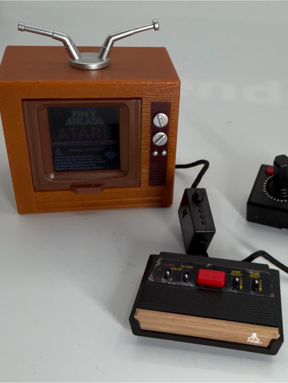 Atari Tiny Arcade mini Console - Brown and Black